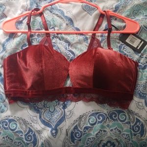 Oxblood Red Bralette